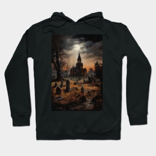 Moonlit Cemetery Hoodie